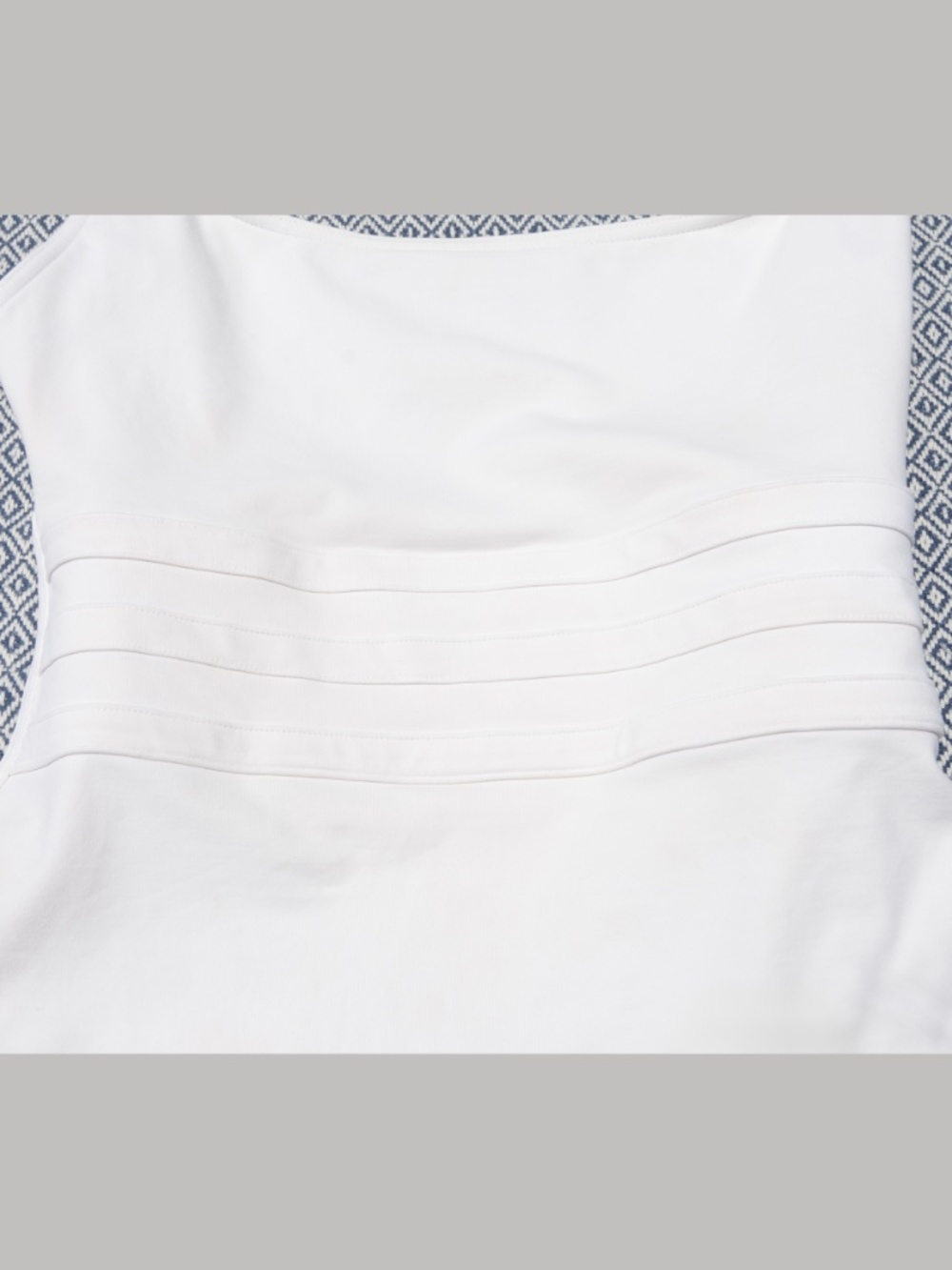 ERES Les Permanents Asia paneled swimsuit White Scoop Neck One-Piece - Picture 5 of 11